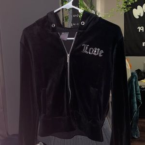 cropped mini zip up jacket